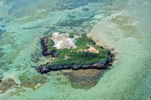 Vista aérea salina en Shark Bay Australia foto