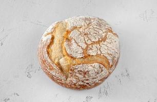 Sourdough bread flat lay photo