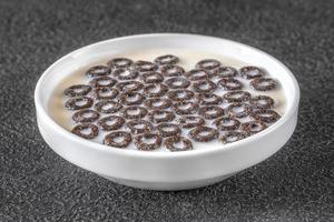 Bowl of cereal rings photo