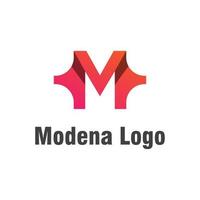 plantilla de diseño de logotipo de letra m simple y moderna sobre fondo blanco. adecuado para cualquier plantilla de diseño de logotipo de marca. vector