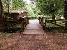 The Recreational watermill Area. Pedroso, Naron, Galicia, Spain photo