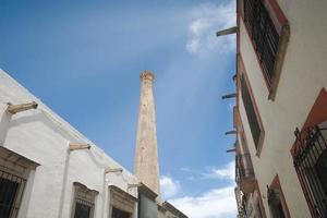 Ancient tower in the streets of San Jose Iturbide Guanajuato photo