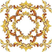 Baroque vector pattern