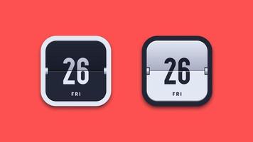 Date icons illustration vector