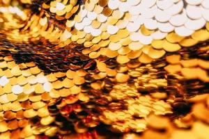 Background aesthetic texture with sequin glitte photo
