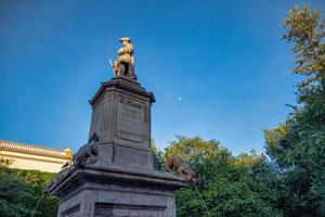 Statue and fountain of the puppies in Queretaro, Mexico photo