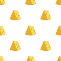 cheese seamless pattern vector