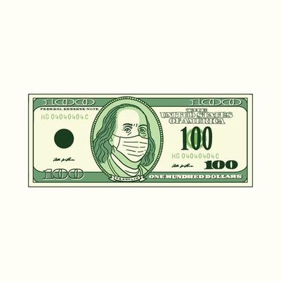 hundred dollar bill cartoon