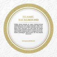 White Islamic Patern Background vector