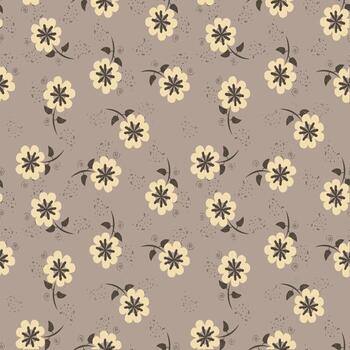 Flower vector pattern