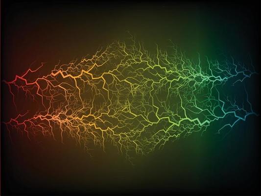 Modern Lightning Bolt  Background