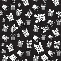 Gifts seamless pattern vector