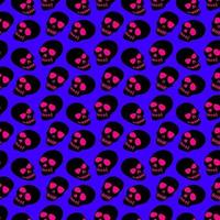 seamless pattern  with Skulls vector