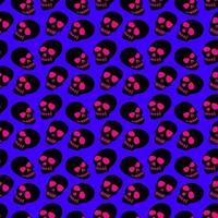 seamless pattern  with Skulls vector