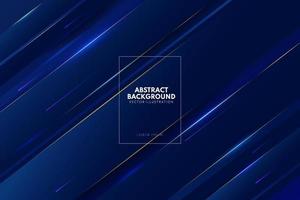 Abstract futuristic template diagonal speed lighting lines on dark blue background. Luxury and elegant. You can use for cover brochure template, poster, banner web, print ad, etc. Vector illustration