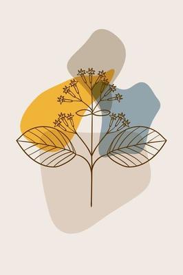 quina bark tree, abstract, poster, minimal