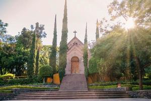 Church on Cerro de las Campanas in Queretaro, Mexico photo