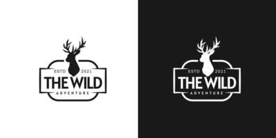 adventure logo design concept. The wild exploring vector