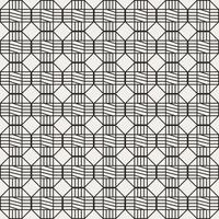 traditional korean seamless pattern with hexagonal shape vector illustration