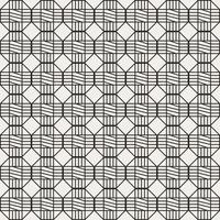 traditional korean seamless pattern with hexagonal shape vector illustration