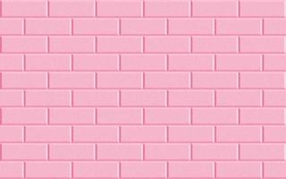 Pink brick wall background. Abstract geometric seamless pattern design. Vector illustration. Eps10