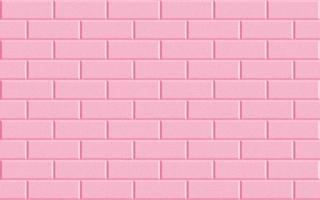 Pink brick wall background. Abstract geometric seamless pattern design. Vector illustration. Eps10