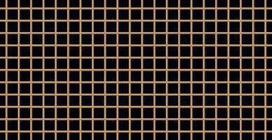 Modern geometric luxury web card template for business or presentation with golden lines on black background - Vector