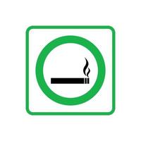 Vector symbol of a smoking area. suitable for use in public places where smoking is permitted. smoking notice. smoking area.