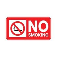 Vector no smoking symbol. suitable for use in public places where smoking is not allowed. no smoking notice. stay healthy without cigarette smoke.