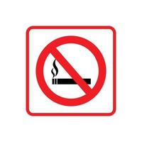 Vector no smoking symbol. suitable for use in public places where smoking is not allowed. no smoking notice. stay healthy without cigarette smoke.