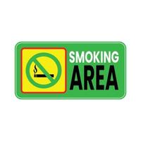 Vector symbol of a smoking area. suitable for use in public places where smoking is permitted. smoking notice. smoking area.