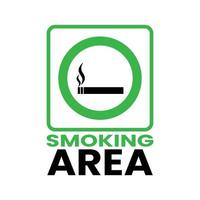 Vector symbol of a smoking area. suitable for use in public places where smoking is permitted. smoking notice. smoking area.