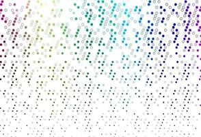 Light Multicolor, Rainbow vector cover with spots.