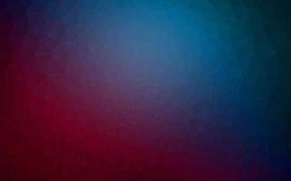 Dark Blue, Red vector polygon abstract backdrop.