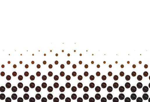 Light orange vector texture with disks.