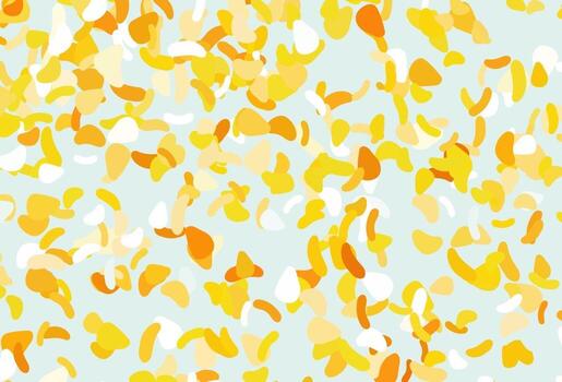 Light orange vector texture with random forms.