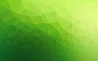 Light Green vector triangle mosaic cover.