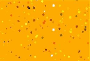 Light Orange vector pattern in polygonal style with circles.