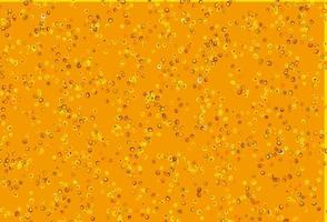 Light Orange vector background with bubbles.