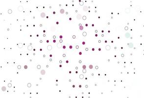 Light Pink vector texture with disks.