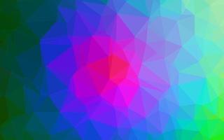 Dark Multicolor, Rainbow vector polygonal pattern.