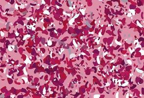 Light Pink vector background with abstract forms.