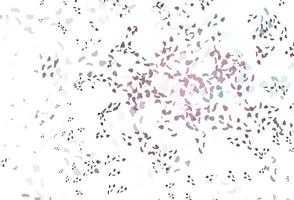 Light pink vector texture with random forms.