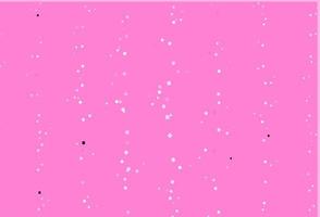 Light Pink vector background with triangles, circles, cubes.