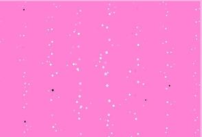 Light Pink vector background with triangles, circles, cubes.