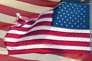 Usa American flag stars and stripes photo