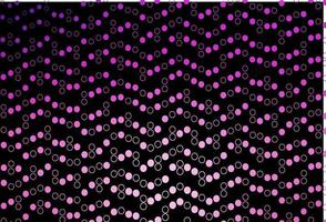 Dark Pink vector texture with disks.