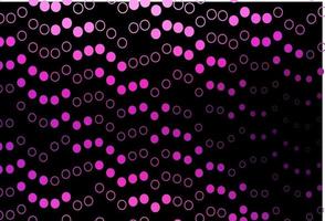 Dark Pink, Blue vector pattern with spheres.