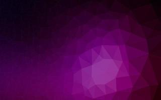 Dark Purple vector abstract polygonal layout.