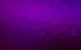 Dark Purple vector shining triangular template.